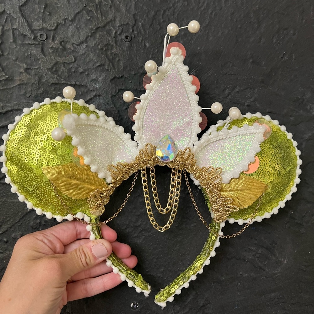 Tiana inspired Mickey ears